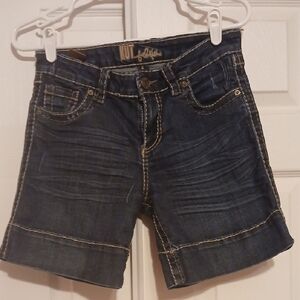 Kut from the Kloth Dark Blue Jean Shorts